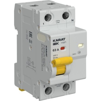 Устройство защиты от дугового пробоя IEK KARAT KA-DP10-1-063 (УЗДП) 1P+N 63А