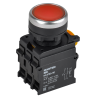 Кнопка с подсветкой IEK MASTER MI-BT60-11D-3-12-K04 d=22мм 1NO+1NC красная MI-BT600-11D-3-12-K04