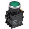 Кнопка с подсветкой IEK MASTER MI-BT60-11D-3-12-K06 d=22мм 1NO+1NC зелёная MI-BT60-11D-3-12-K006
