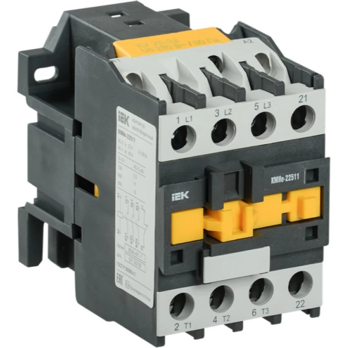 Контактор IEK КМИе-23211 32А 230В/АС3 1НЗ - KKME21-032-230-01 Контактор IEK КМИе-23211 32А 230В/АС3 1НЗ - KKME21-032-230-01