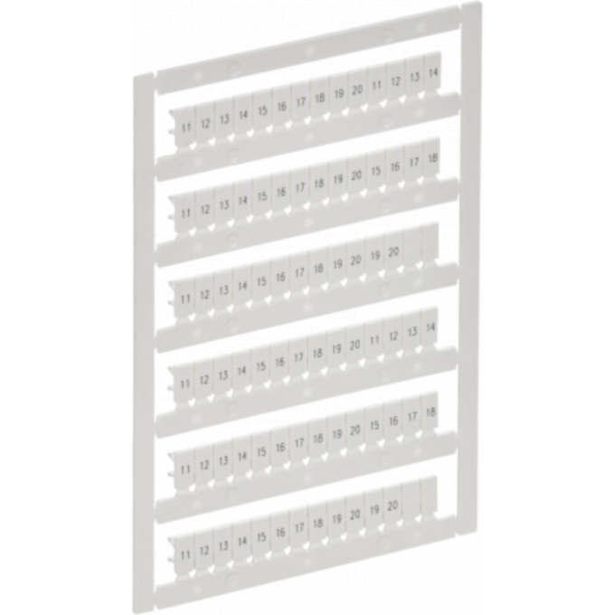 Маркер IEK ARMAFIX для CTS/CP 2.5кв.мм "11-20" AF-CT10D-M-D25-02 Маркер IEK ARMAFIX для CTS/CP 2.5кв.мм "11-20" AF-CT10D-M-D25-02