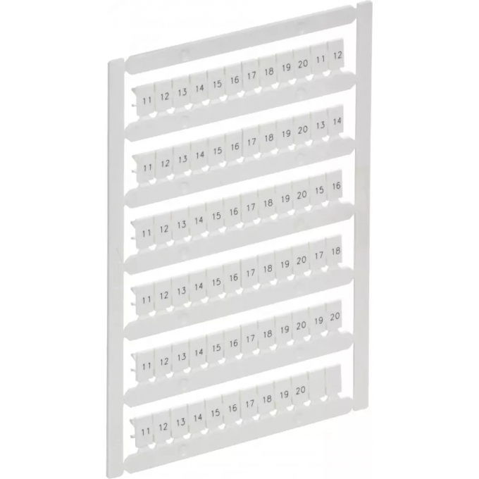 Маркер IEK ARMAFIX для CTS/CP 4кв.мм "11-20" AF-CT10D-M-004-02 Маркер IEK ARMAFIX для CTS/CP 4кв.мм "11-20" AF-CT10D-M-004-02