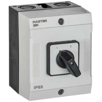 Переключатель кулачковый IEK MI-CS20-016-055 16А (сх. 55) в боксе стандартная рукоятка