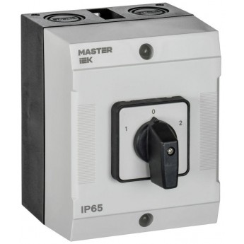 Переключатель кулачковый IEK MI-CS20-040-051 40А (сх. 51) в боксе стандартная рукоятка