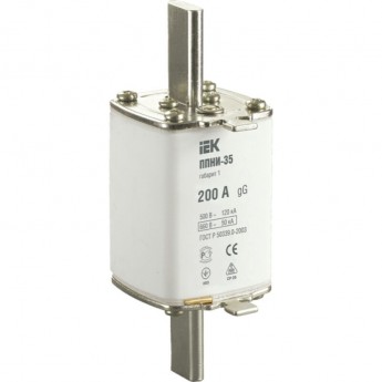 Плавкая вставка предохранителя IEK ППНИ-35 габарит 1 200А - DPP30-200