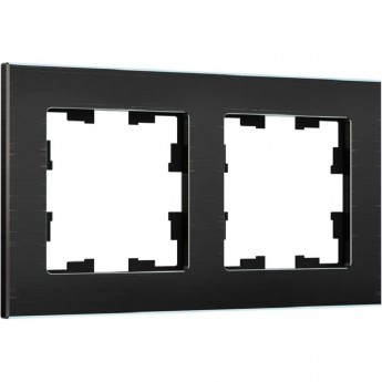 Рамка 2-м IEK BRITE РУ-2-1-БрЧ