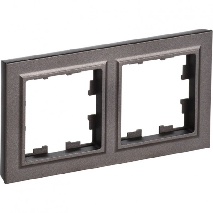 Рамка 2-местная IEK BRITE РУ-2-БрТБ темная бронза - BR-M22-K45 Рамка 2-местная IEK BRITE РУ-2-БрТБ темная бронза - BR-M22-K45