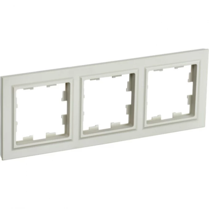 Рамка 3-местная IEK BRITE РУ-3-БрКр бежевый - BR-M32-K10 Рамка 3-местная IEK BRITE РУ-3-БрКр бежевый - BR-M32-K10