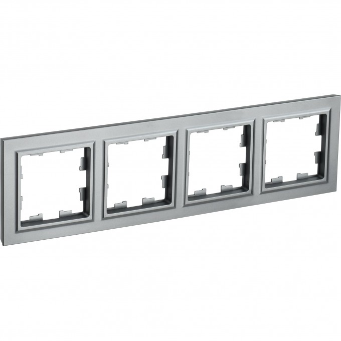 Рамка 4 поста IEK BRITE РУ-4-БрС сталь BR-M42-K46 Рамка 4 поста IEK BRITE РУ-4-БрС сталь BR-M42-K46