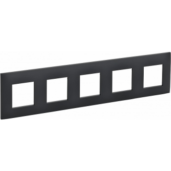 Рамка на 5 постов IEK SKANDY SK-F05G графит SK-M52-K53