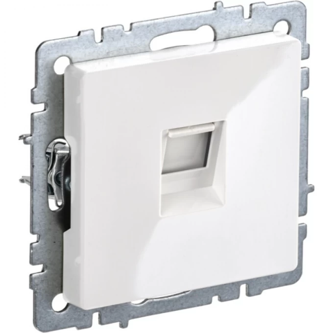 Розетка компьютерная RJ45 кат.6 IEK BRITE РК11-БрБ белый - BR-K10-2-K01 Розетка компьютерная RJ45 кат.6 IEK BRITE РК11-БрБ белый - BR-K10-2-K01