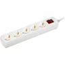 Удлинитель IEK GENERICA У05В 5 мест 2P+PE/5м 3х1мм2 10А/250В - WYP10-10-05-05-ZK-G