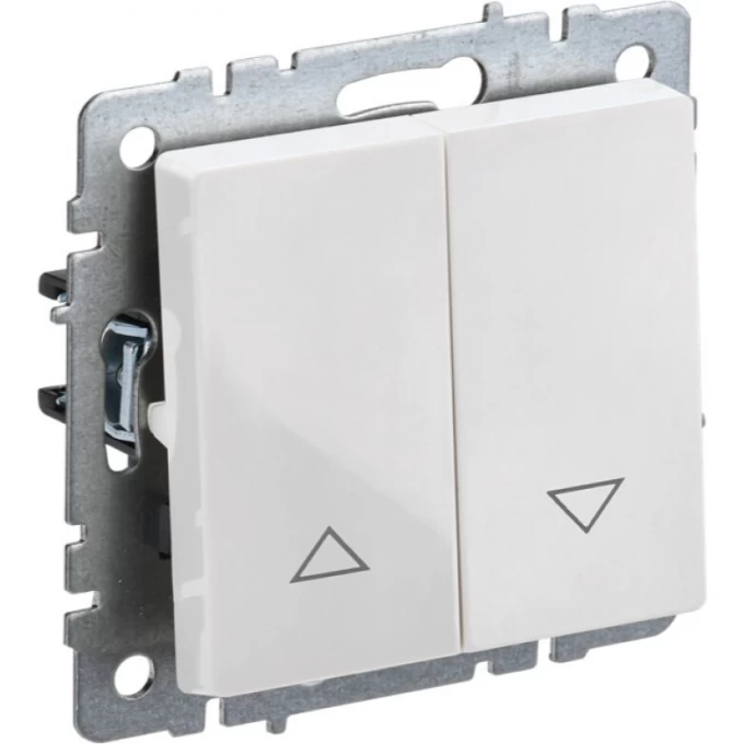 Выключатель жалюзи 10А IEK BRITE ВС10-1-5-БрБ белый - BR-V15-0-10-K01 Выключатель жалюзи 10А IEK BRITE ВС10-1-5-БрБ белый - BR-V15-0-10-K01