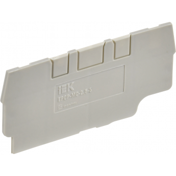 Заглушка IEK для CP-MC 3 вывода 2,5мм2 серая